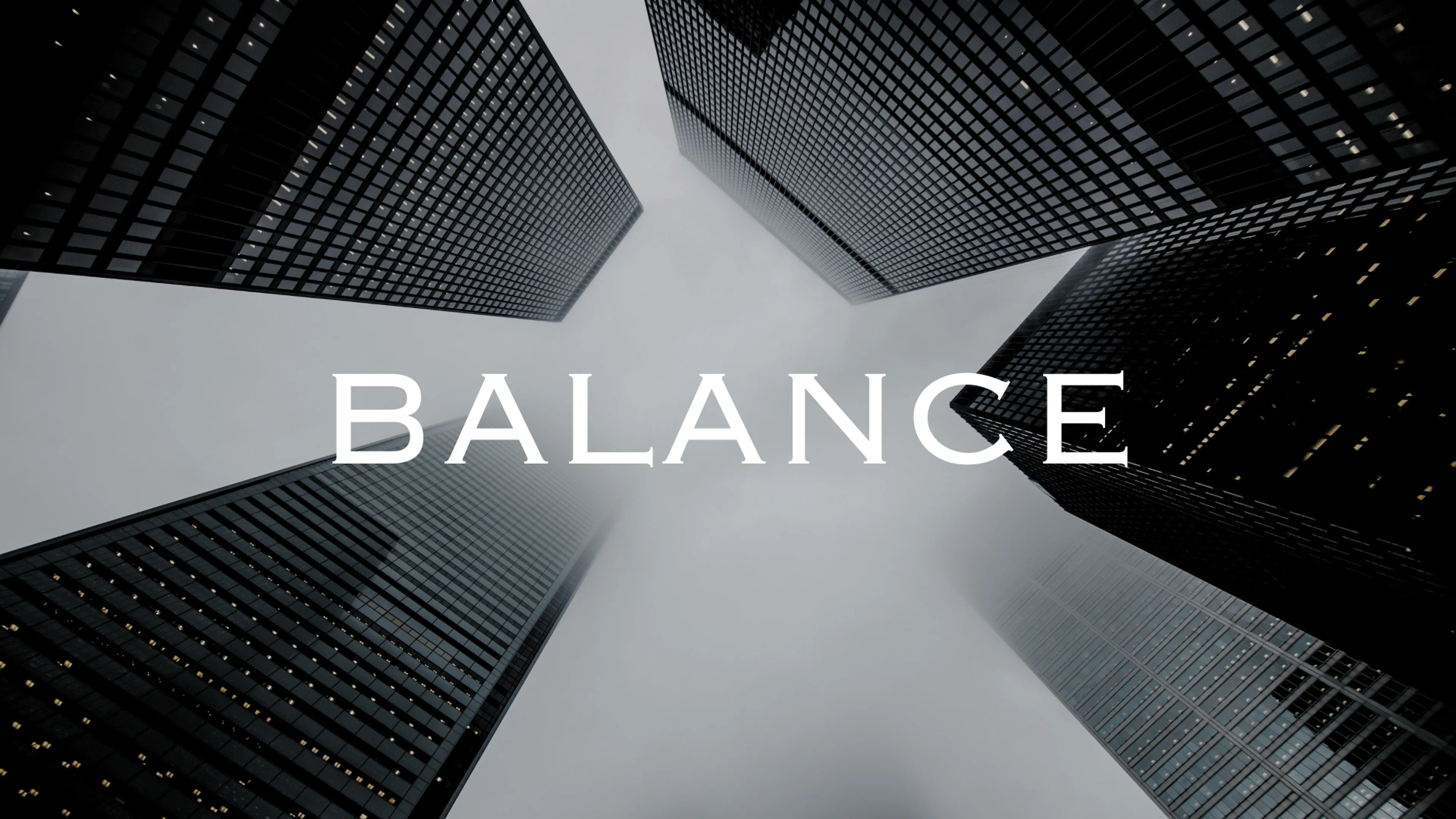 Balance poster